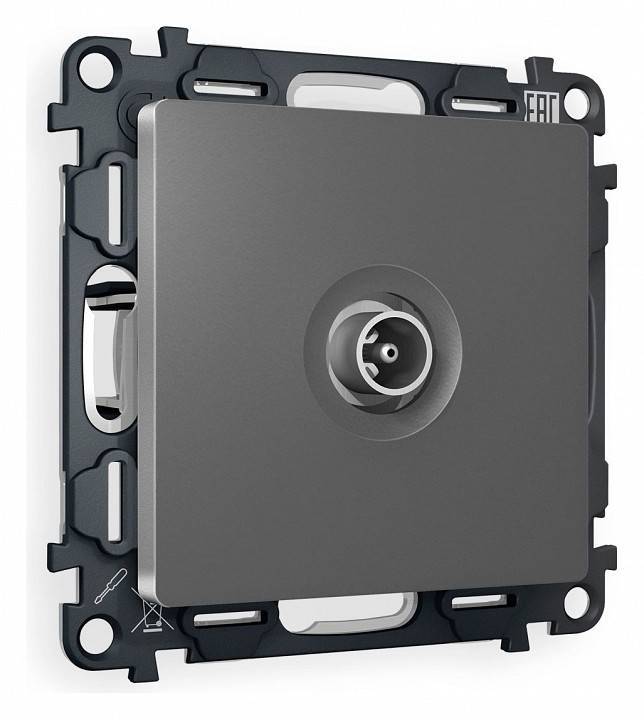 ТВ-розетка проходная без рамки Ambrella Volt Quant MA663030