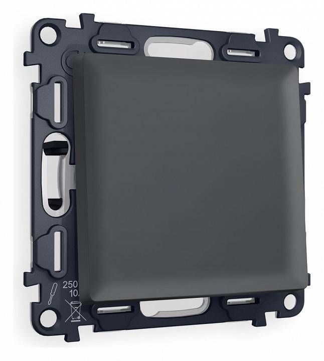 Выключатель одноклавишный без рамки Ambrella Volt Quant MA901010