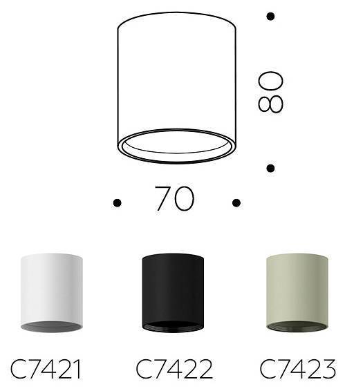Накладной светильник Ambrella light C C7423