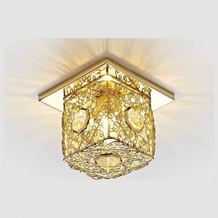 Встраиваемый светильник Ambrella light Design D1003 G/CL