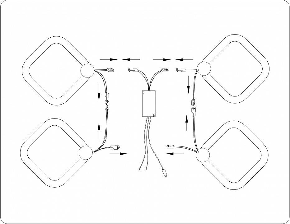 Потолочная люстра Ambrella Light FA FA3819