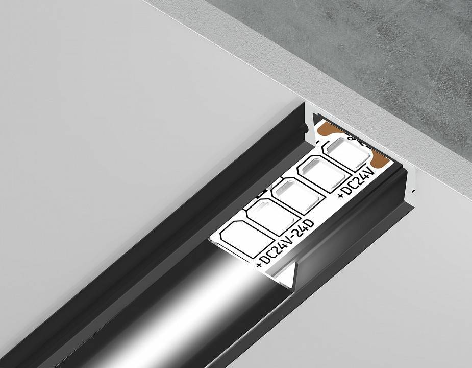 Профиль накладной Ambrella Light GP GP1700BK/BK