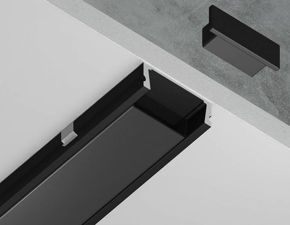 Профиль накладной Ambrella Light GP GP1700BK/BK