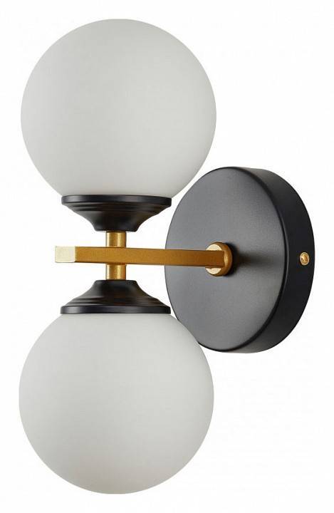 Бра Arte Milano Neapolis 71580 2 лампы 271580/2B BK/GD