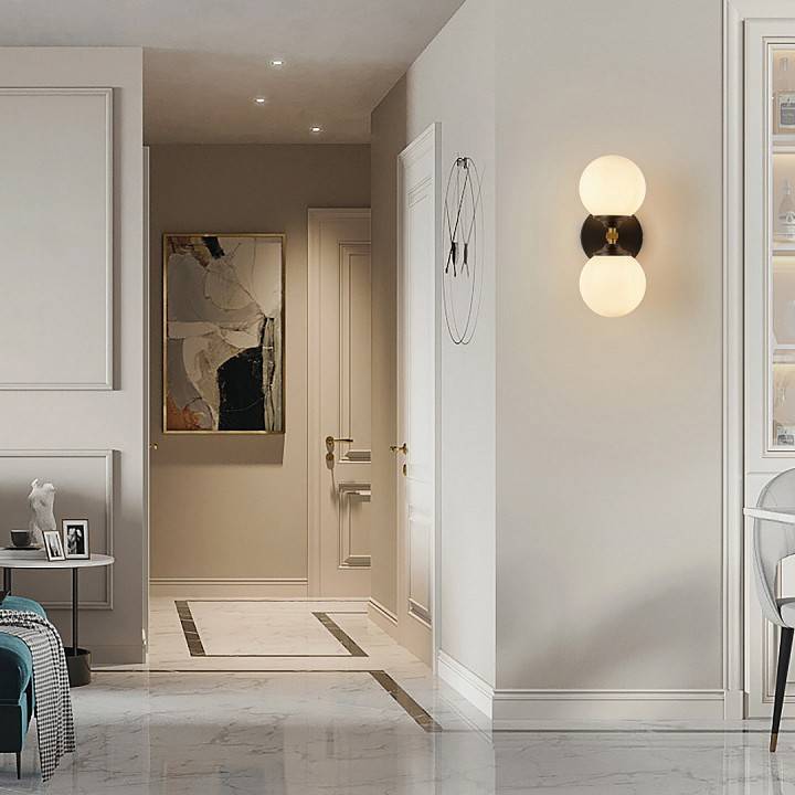 Бра Arte Milano Neapolis 71580 2 лампы 271580/2B BK/GD