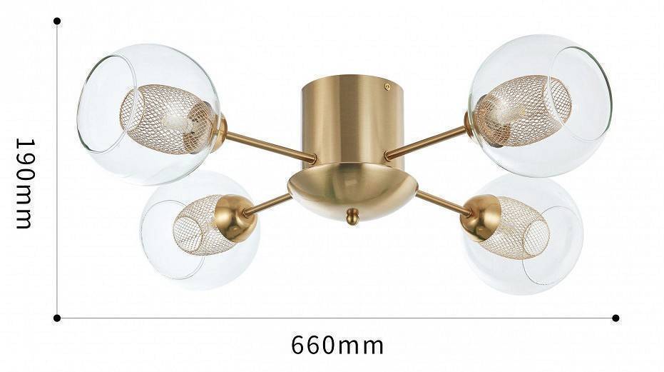 Потолочная люстра Arte Milano Neapolis-72880 272880/4 GD