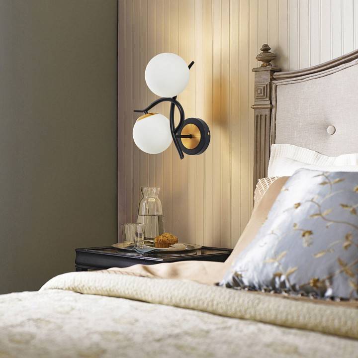 Бра Arte Milano Neapolis-73408 273408/2B BK/GD