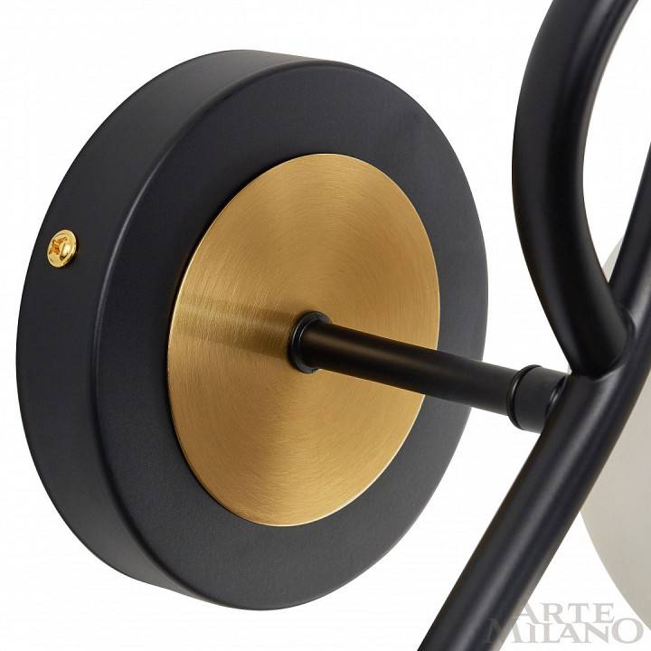 Бра Arte Milano Neapolis-73408 273408/2B BK/GD