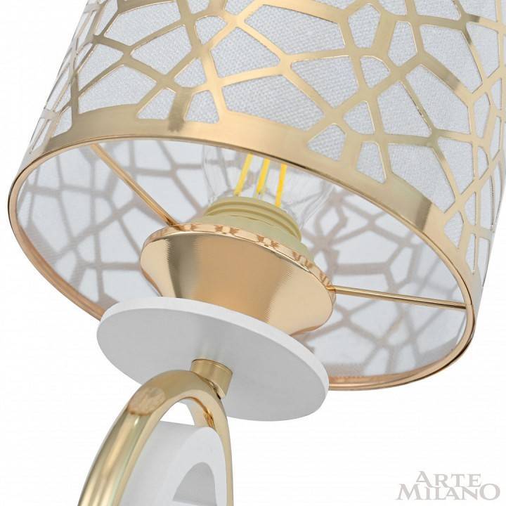 Бра Arte Milano Florentia-1237 301237/1W Wh/Gd