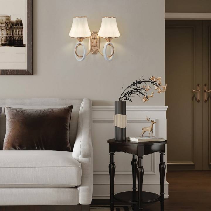 Бра Arte Milano Florentia 302387/2W Wh/Gd