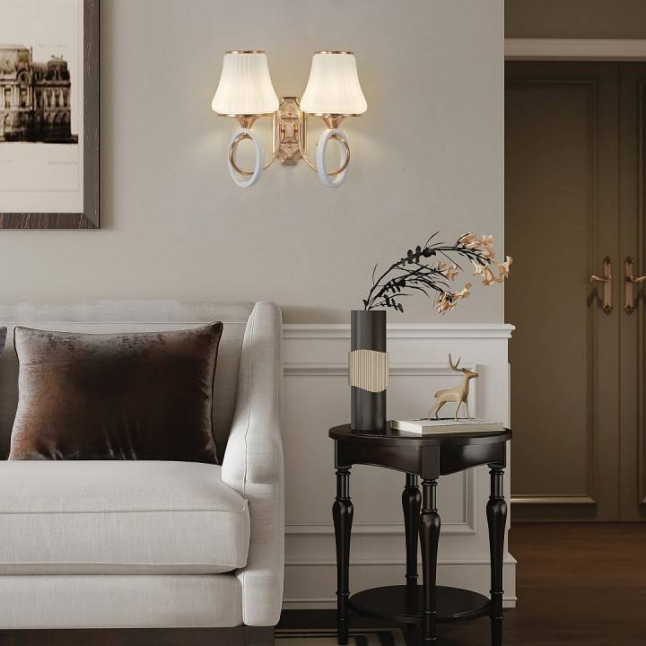 Бра Arte Milano Florentia 302387/2W Wh/Gd
