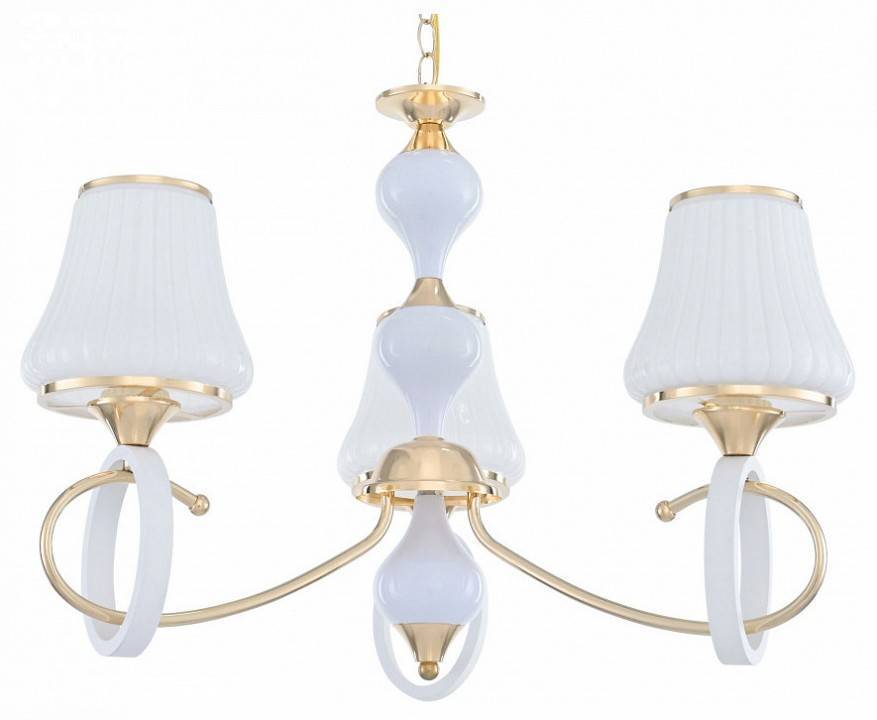 Подвесная люстра Arte Milano Florentia-2387 3 ламп 302387/3 Wh/Gd