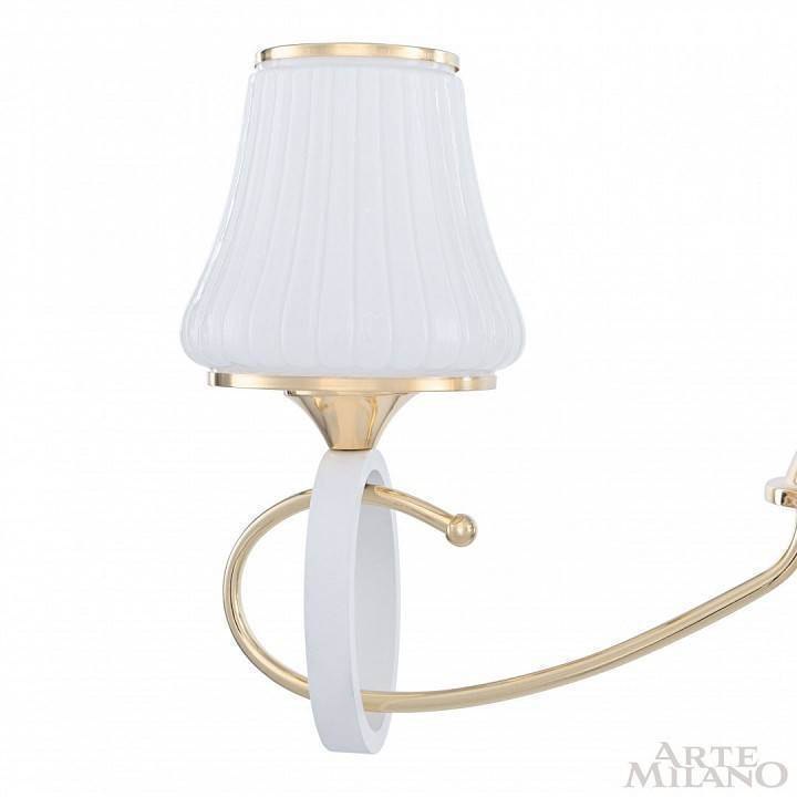 Подвесная люстра Arte Milano Florentia-2387 3 ламп 302387/3 Wh/Gd