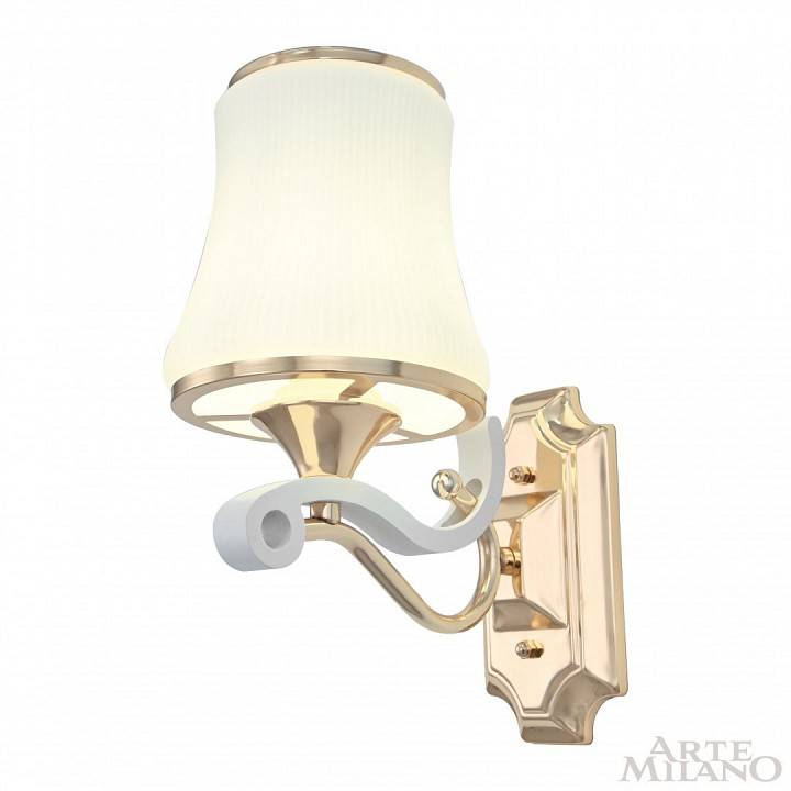 Бра Arte Milano Florentia 303987/1W Wh/Gd