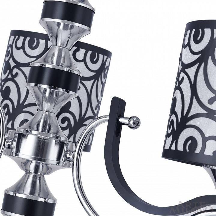 Подвесная люстра Arte Milano Florentia-4957 3 ламп 304957/3 Bk/Ni