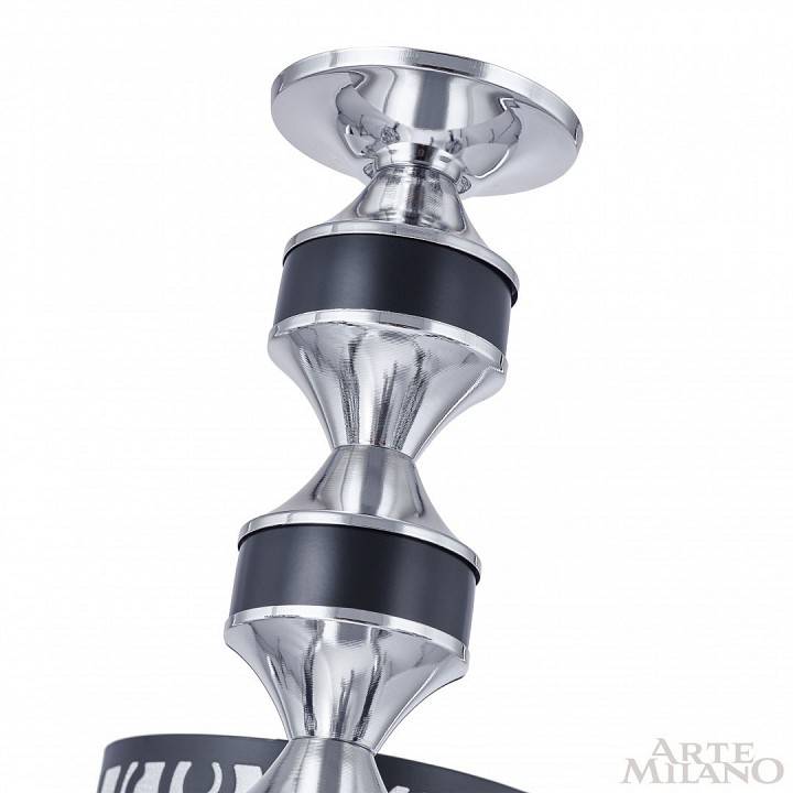 Подвесная люстра Arte Milano Florentia-4957 3 ламп 304957/3 Bk/Ni