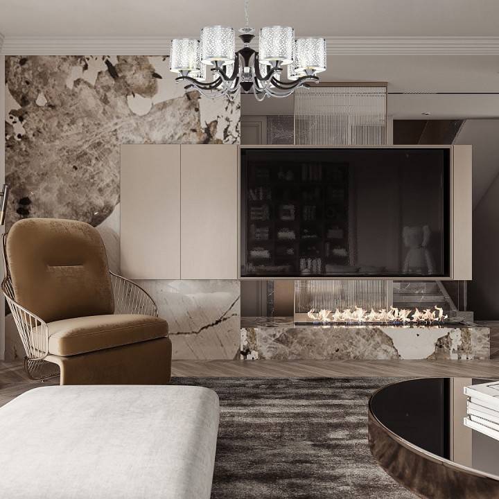 Подвесная люстра Arte Milano Florentia-6787 8 ламп 306787/8 Bk/Ni