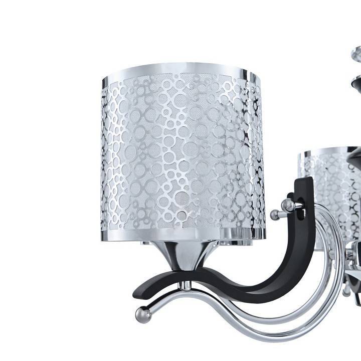 Подвесная люстра Arte Milano Florentia-6787 8 ламп 306787/8 Bk/Ni