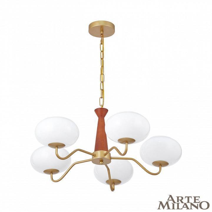 Подвесная люстра Arte Milano AM-Napoli 310166/D680/5 BS/WD