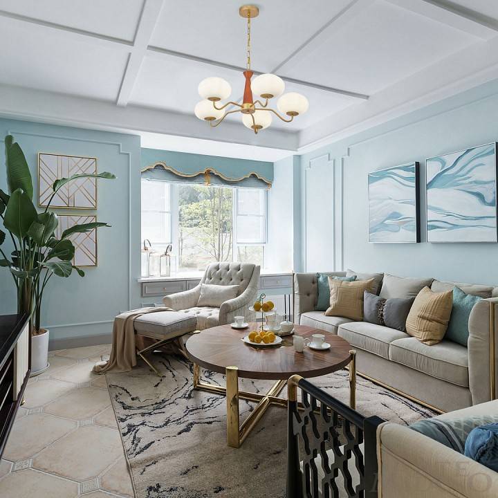 Подвесная люстра Arte Milano AM-Napoli 310166/D680/5 BS/WD