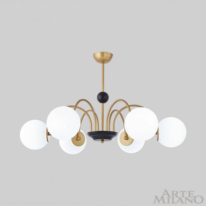 Люстра на штанге Arte Milano AM-Napoli 312066/D850/6 BS/BK