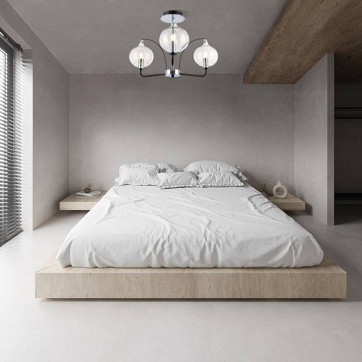 Люстра на штанге Arte Milano Napoli 3 лампы 321007/3 BK.CR