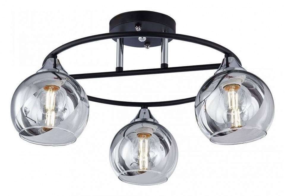 Потолочная люстра Arte Milano AMALFI 3 лампы 322403/3 BK+CR
