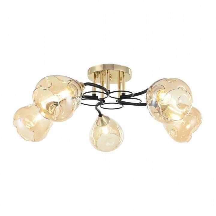 Потолочная люстра Arte Milano AMALFI 5 ламп 324106/5 FG+BK