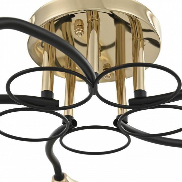 Потолочная люстра Arte Milano AMALFI 5 ламп 324106/5 FG+BK