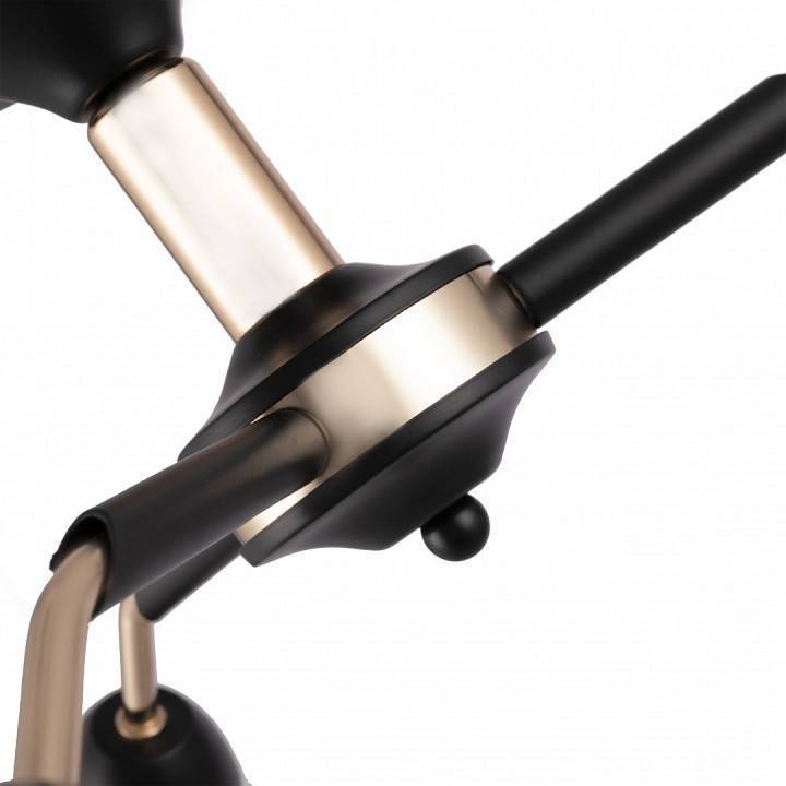 Люстра на штанге Arte Milano Napoli 3 лампы 324108/3 BK+FG