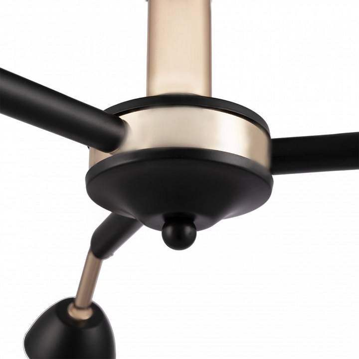 Люстра на штанге Arte Milano Napoli 3 лампы 324108/3 BK+FG