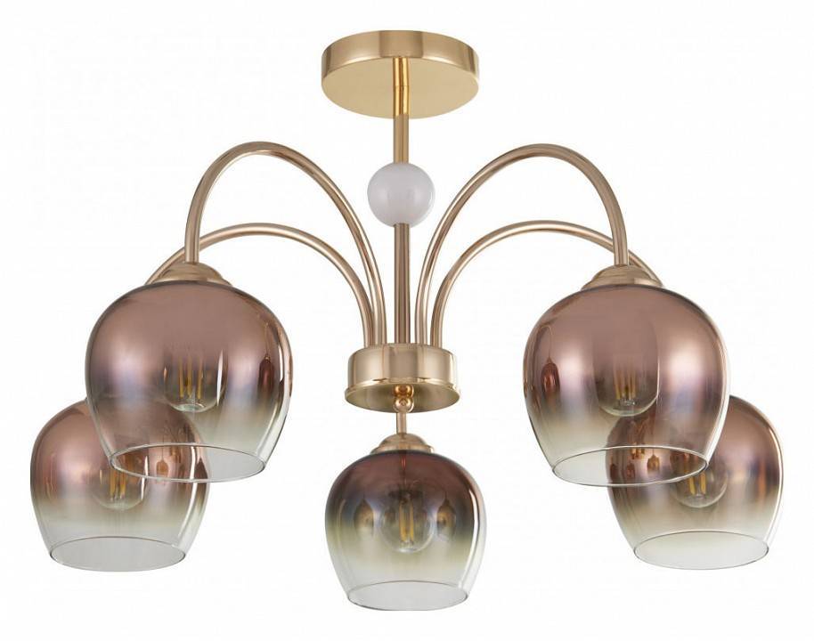 Люстра на штанге Arte Milano Napoli 5 ламп 325410/5 FG+WH