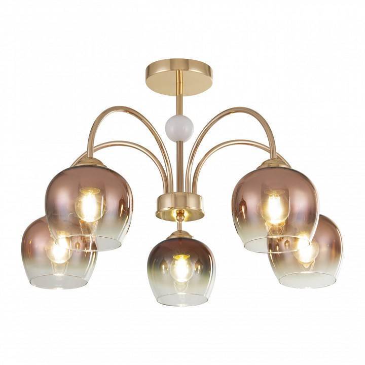 Люстра на штанге Arte Milano Napoli 5 ламп 325410/5 FG+WH