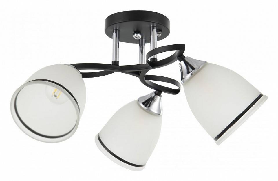 Потолочная люстра Arte Milano AMALFI 3 лампы 325885/3A BK+CR