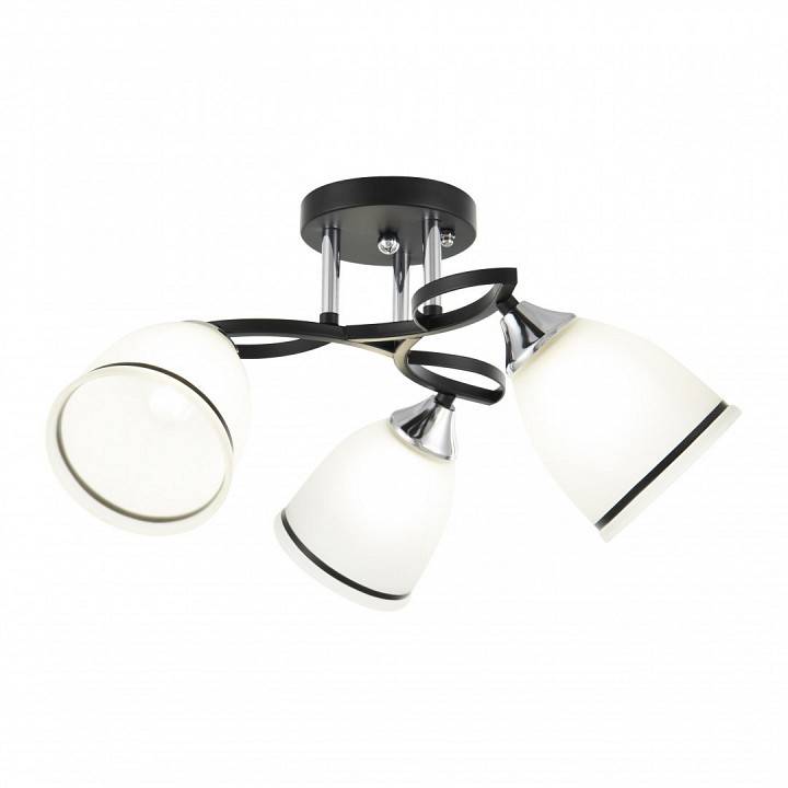 Потолочная люстра Arte Milano AMALFI 3 лампы 325885/3A BK+CR