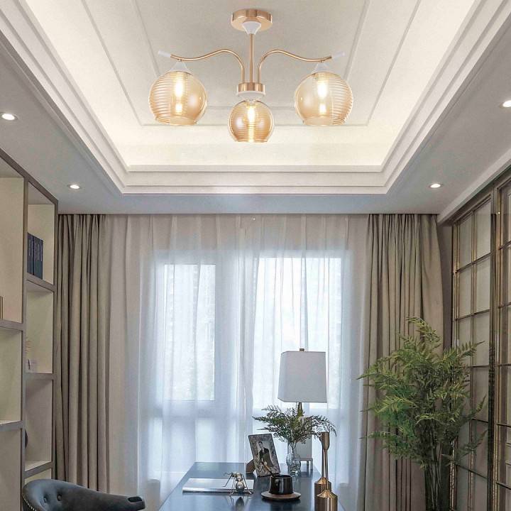 Люстра на штанге Arte Milano Napoli 327719/3 FG+WH