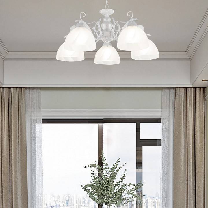 Подвесная люстра Arte Milano Amalfi-0644 5xE14 330644/5 WT+SL