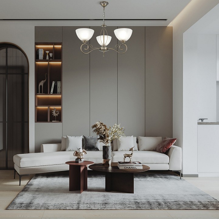 Подвесная люстра Arte Milano Amalfi-0656 3xE14 330656/3 AB