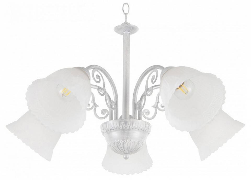 Подвесная люстра Arte Milano Amalfi-8544 5 ламп 338544/5 WT+SL