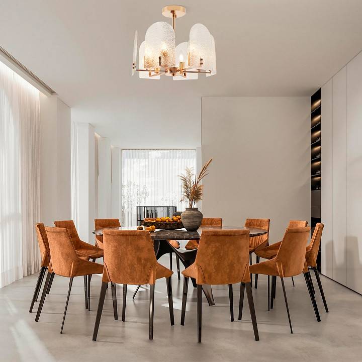 Люстра на штанге Arte Milano Sorrento 378309/6/390 GD