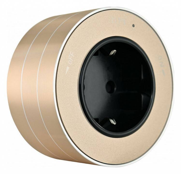 Розетка с заземлением для трека Arte Milano Am-track-sockets золото 380011TS/ES Gold