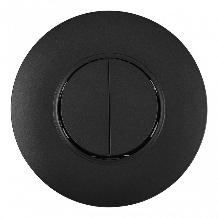 Выключатель двухклавишный Arte Milano SET08-1 SET08-1-30-2 black