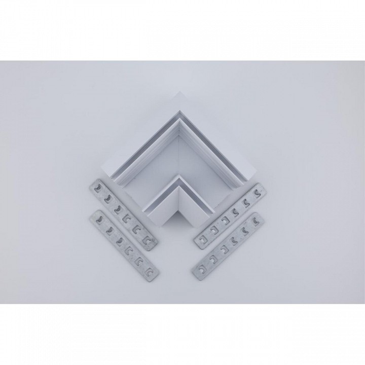 Соединитель угловой L-образный для треков встраиваемых Aployt Magnetic track 220 APL.0284.10.04