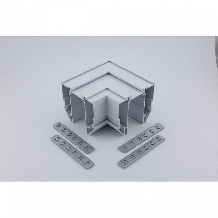 Соединитель угловой L-образный для треков встраиваемых Aployt Magnetic track 220 APL.0284.10.04