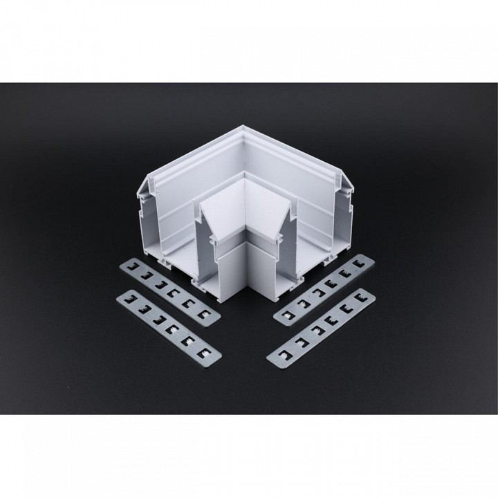 Соединитель угловой L-образный для треков встраиваемых Aployt Magnetic track 220 APL.0284.10.04