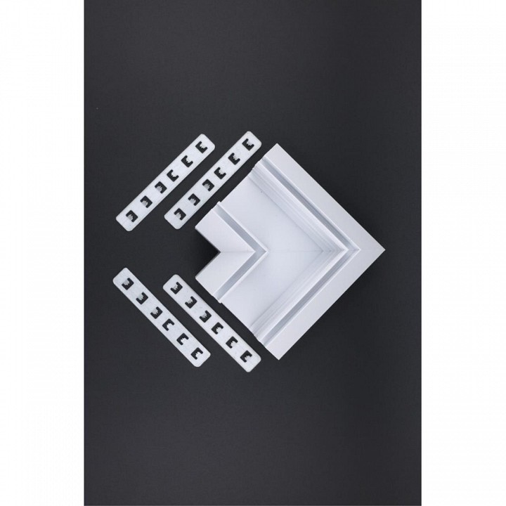 Соединитель угловой L-образный для треков встраиваемых Aployt Magnetic track 220 APL.0284.10.04