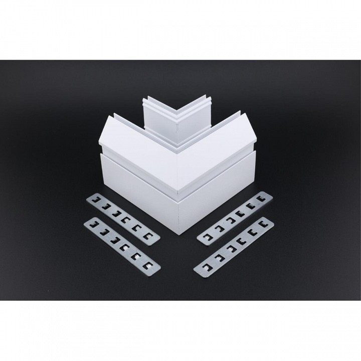 Соединитель угловой L-образный для треков встраиваемых Aployt Magnetic track 220 APL.0284.10.04