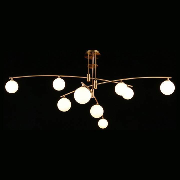 Люстра на штанге Aployt Ewelina 9 ламп APL.621.07.09