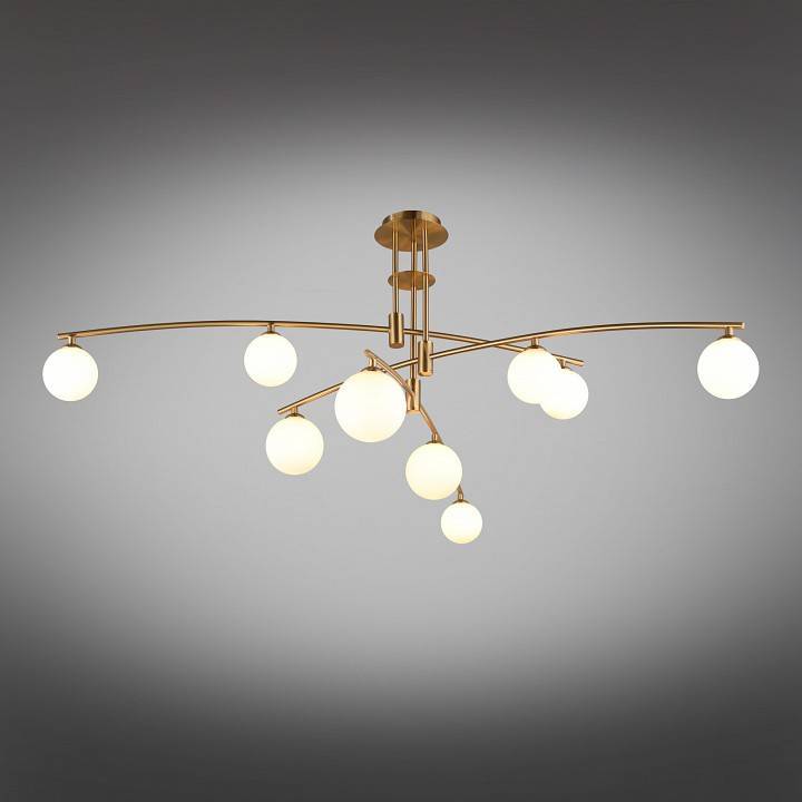 Люстра на штанге Aployt Ewelina 9 ламп APL.621.07.09