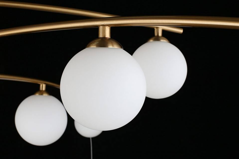 Люстра на штанге Aployt Ewelina 9 ламп APL.621.07.09